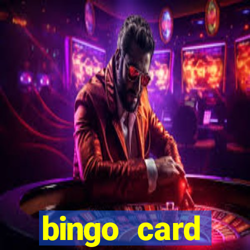 bingo card generator with pictures